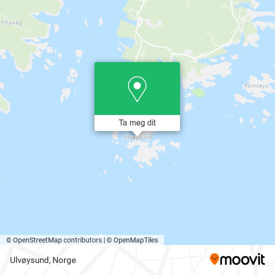 Ulvøysund kart