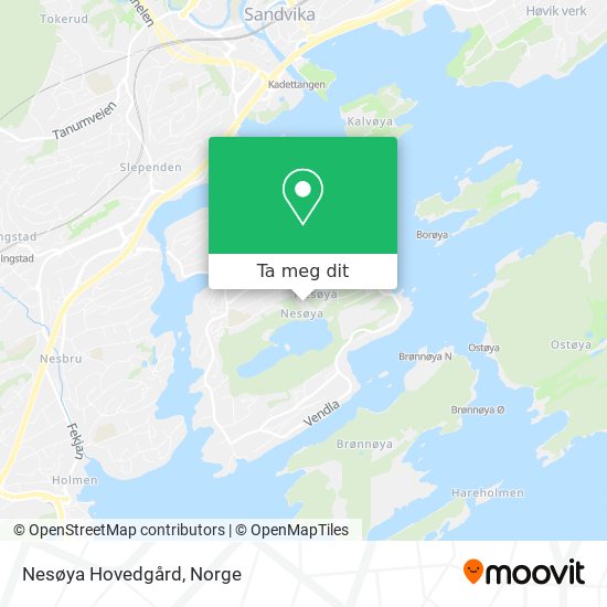 Nesøya Hovedgård kart