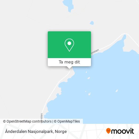 Ånderdalen Nasjonalpark kart