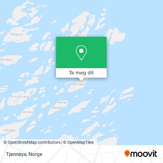 Tjønnøya kart