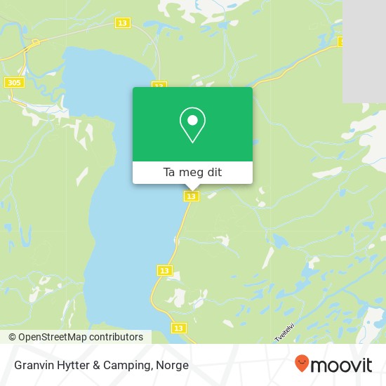 Granvin Hytter & Camping kart