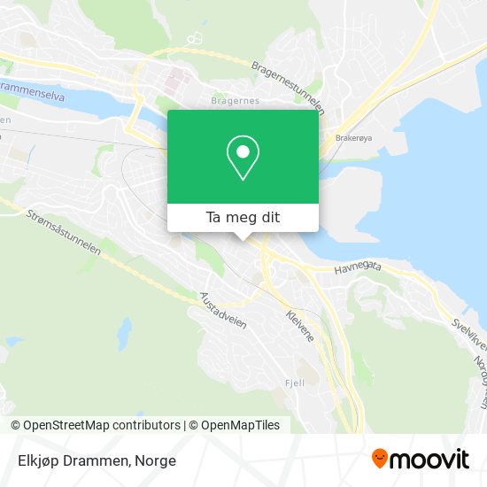 Elkjøp Drammen kart