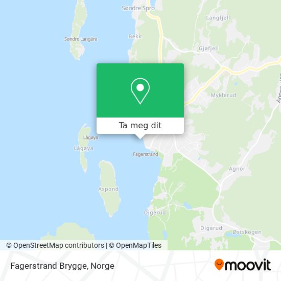 Fagerstrand Brygge kart