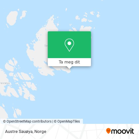 Austre Sauøya kart