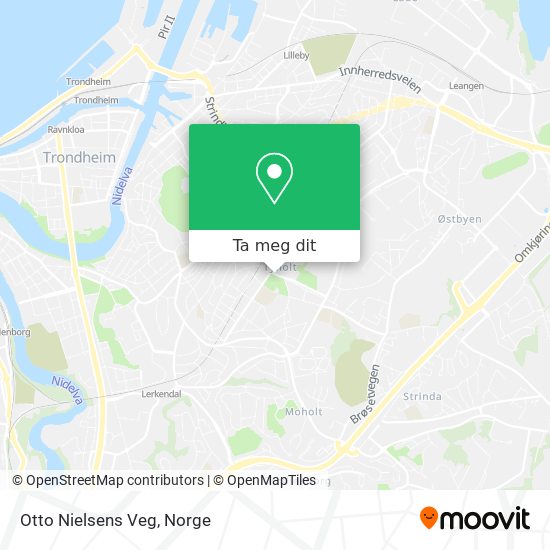 Otto Nielsens Veg kart