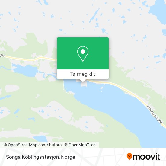 Songa Koblingsstasjon kart