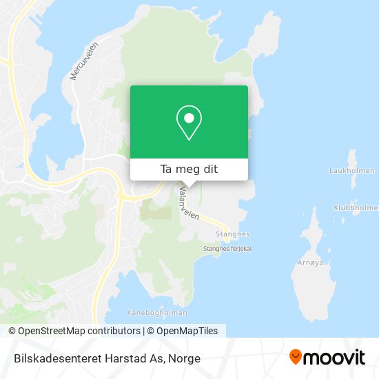 Bilskadesenteret Harstad As kart