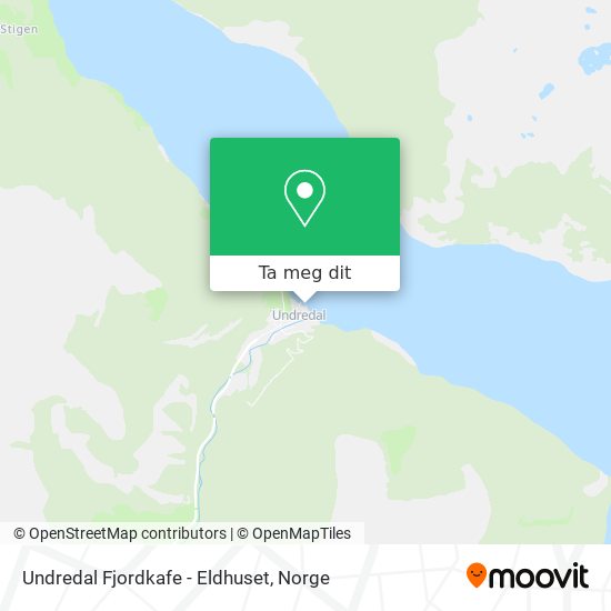 Undredal Fjordkafe - Eldhuset kart