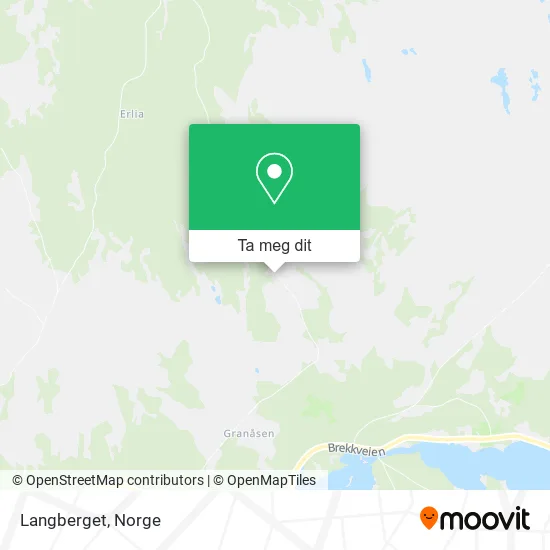 Langberget kart
