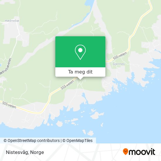 Nistesvåg kart