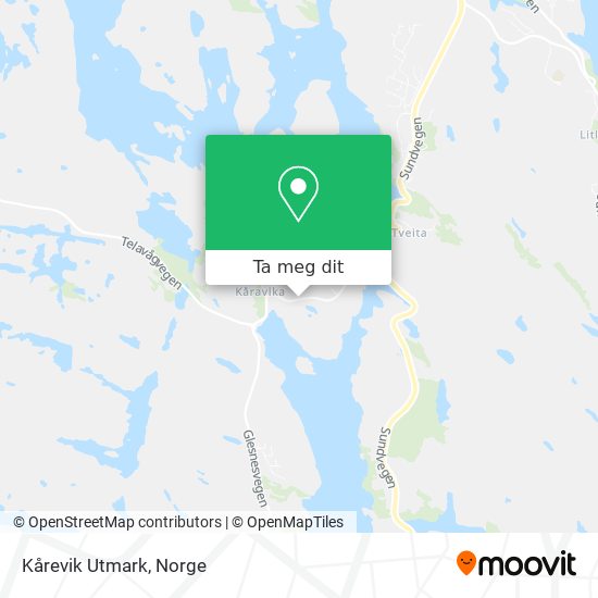 Kårevik Utmark kart