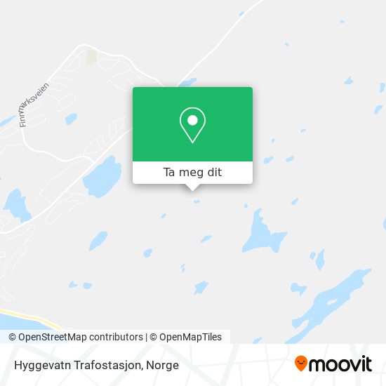 Hyggevatn Trafostasjon kart