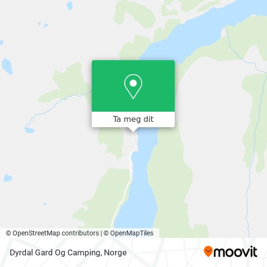 Dyrdal Gard Og Camping kart