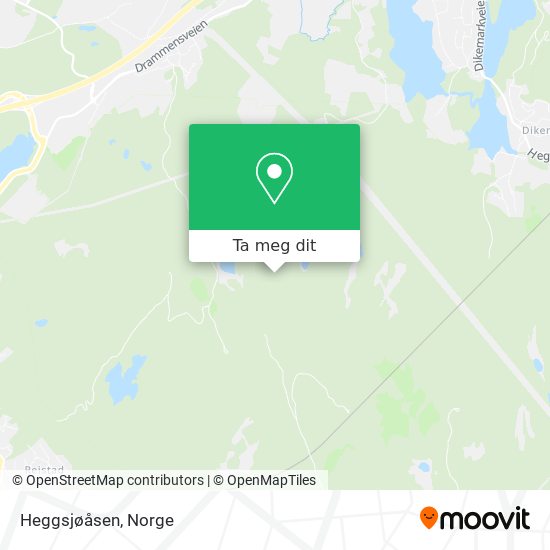 Heggsjøåsen kart