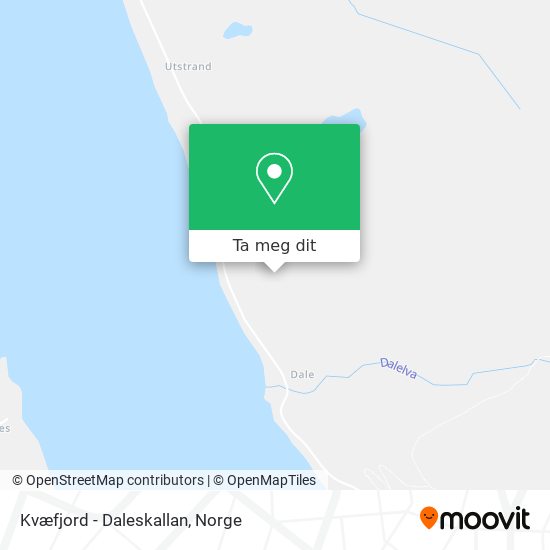 Kvæfjord - Daleskallan kart