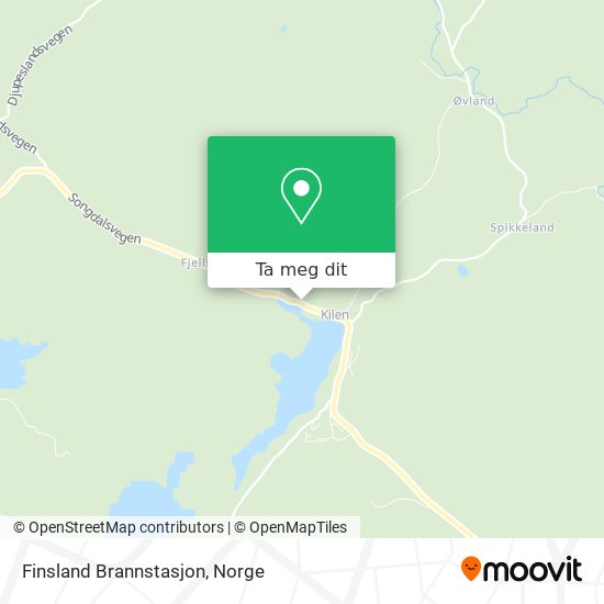 Finsland Brannstasjon kart