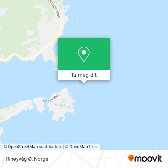 Rinøyvåg Ø kart