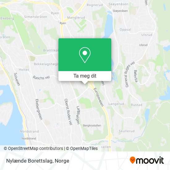 Nylænde Borettslag kart