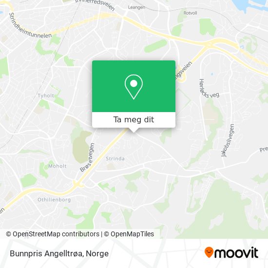 Bunnpris Angelltrøa kart