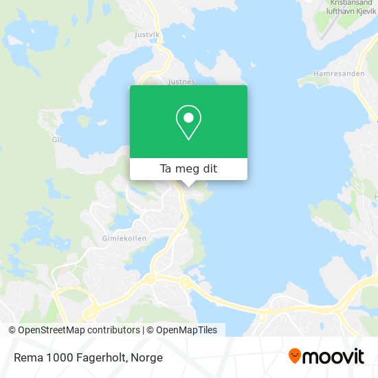 Rema 1000 Fagerholt kart