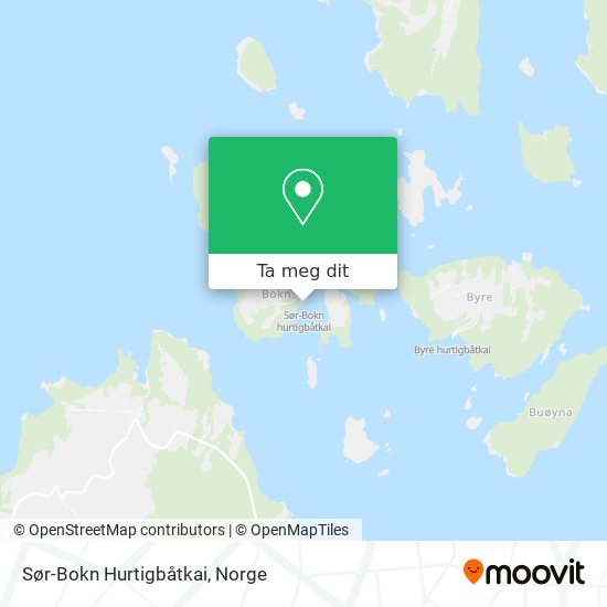 Sør-Bokn Hurtigbåtkai kart
