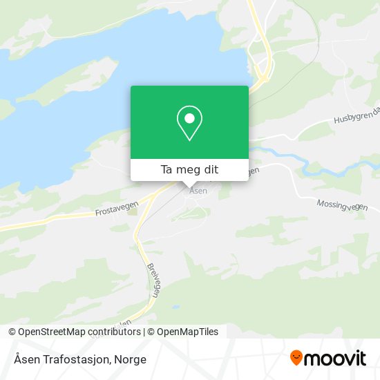 Åsen Trafostasjon kart