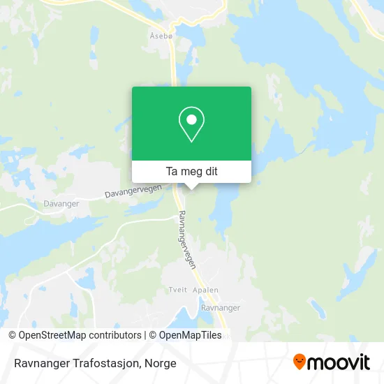 Ravnanger Trafostasjon kart