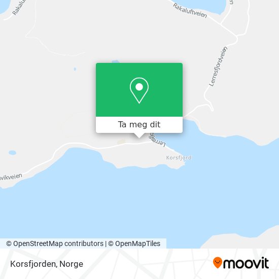 Korsfjorden kart