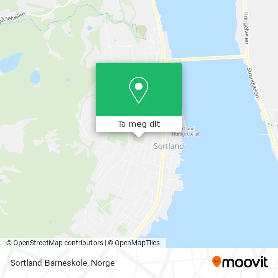 Sortland Barneskole kart