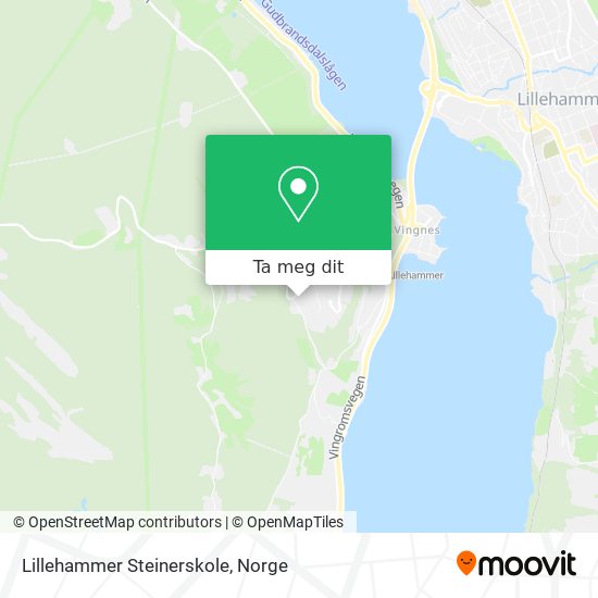 Lillehammer Steinerskole kart