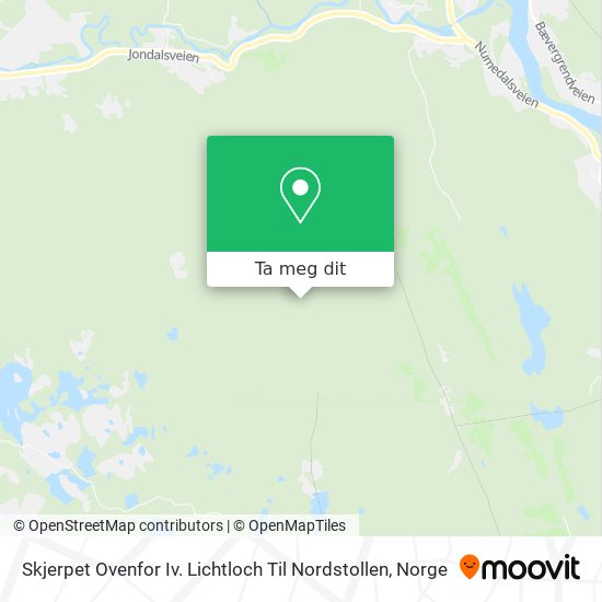 Skjerpet Ovenfor Iv. Lichtloch Til Nordstollen kart