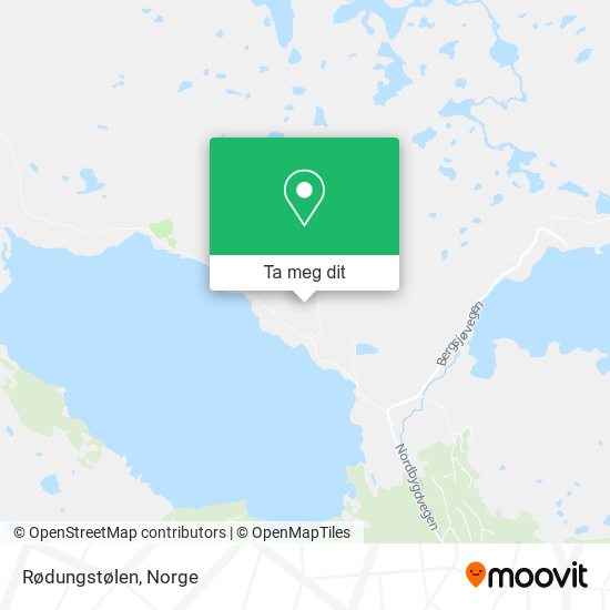 Rødungstølen kart