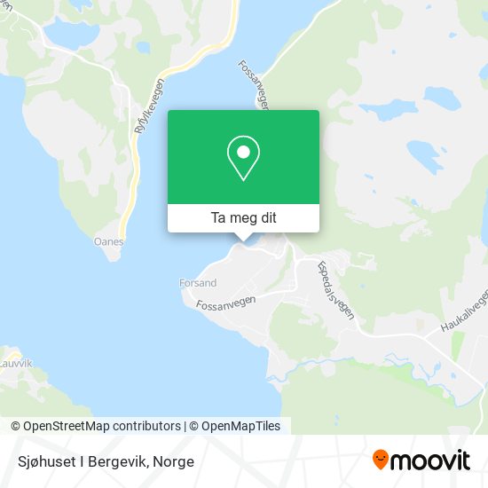 Sjøhuset I Bergevik kart