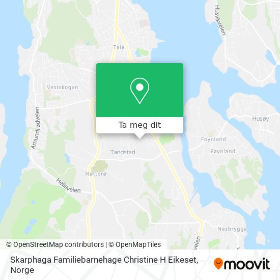 Skarphaga Familiebarnehage Christine H Eikeset kart