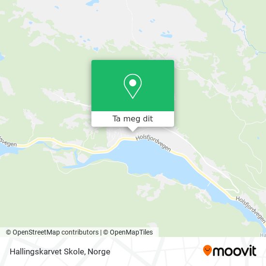 Hallingskarvet Skole kart