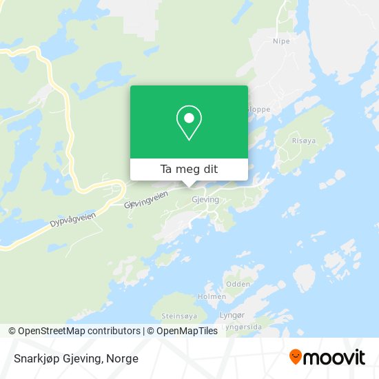 Snarkjøp Gjeving kart