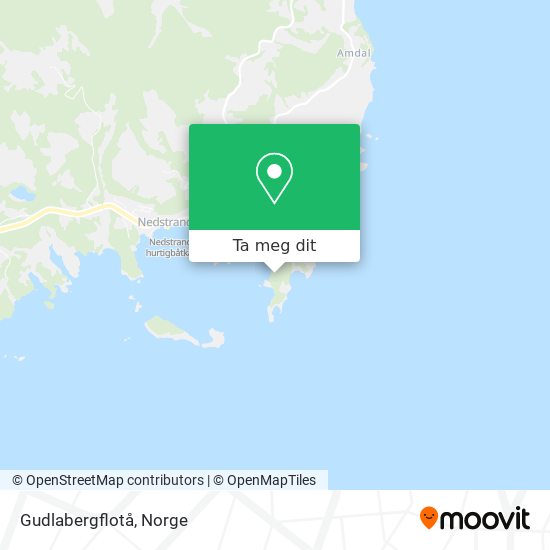 Gudlabergflotå kart