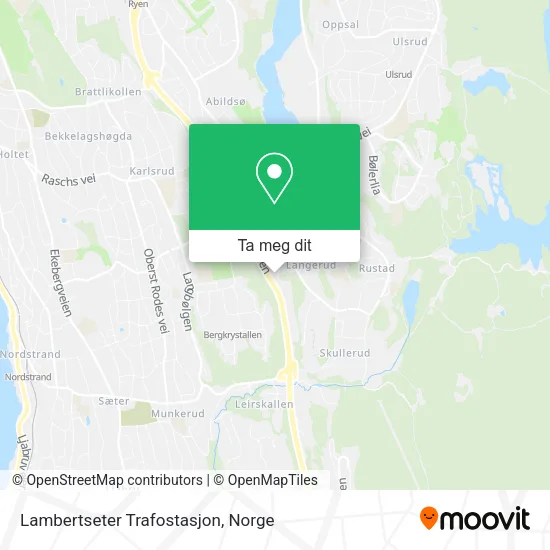 Lambertseter Trafostasjon kart