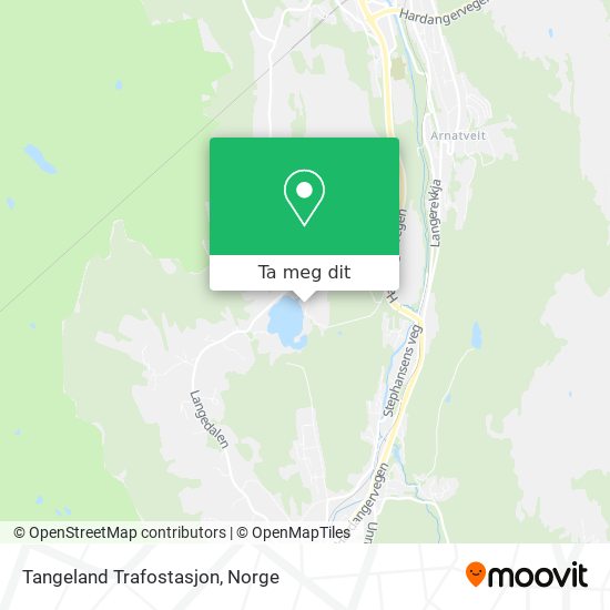 Tangeland Trafostasjon kart