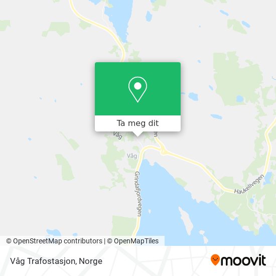 Våg Trafostasjon kart
