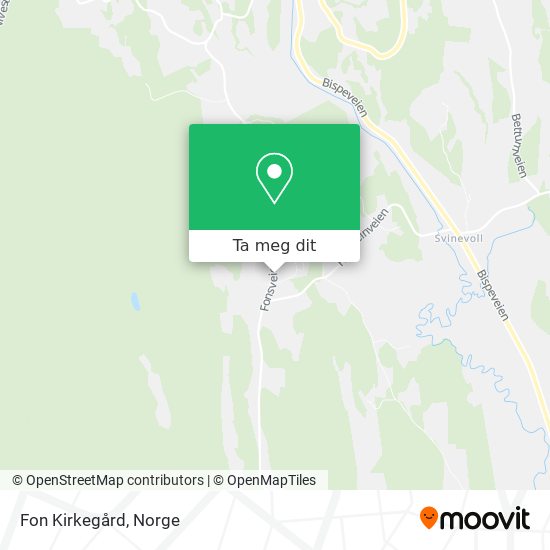 Fon Kirkegård kart