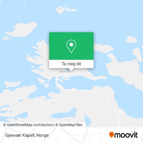 Gjesvær Kapell kart