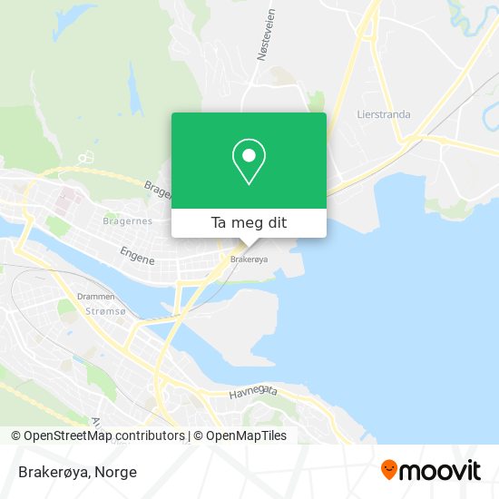 Brakerøya kart