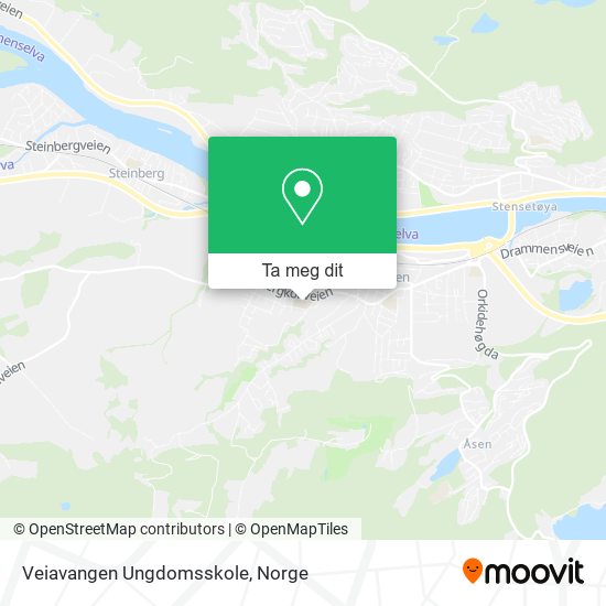 Veiavangen Ungdomsskole kart