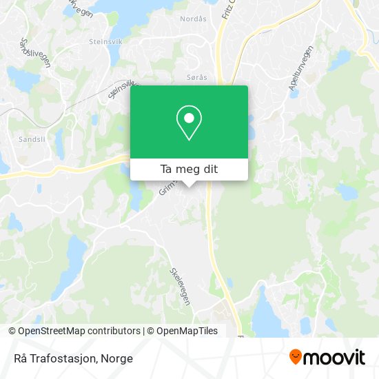 Rå Trafostasjon kart