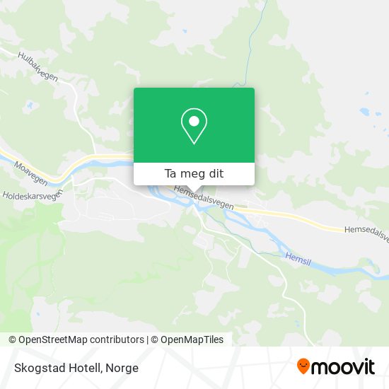 Skogstad Hotell kart