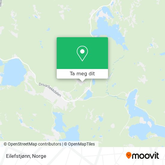 Eilefstjønn kart