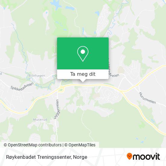 Røykenbadet Treningssenter kart