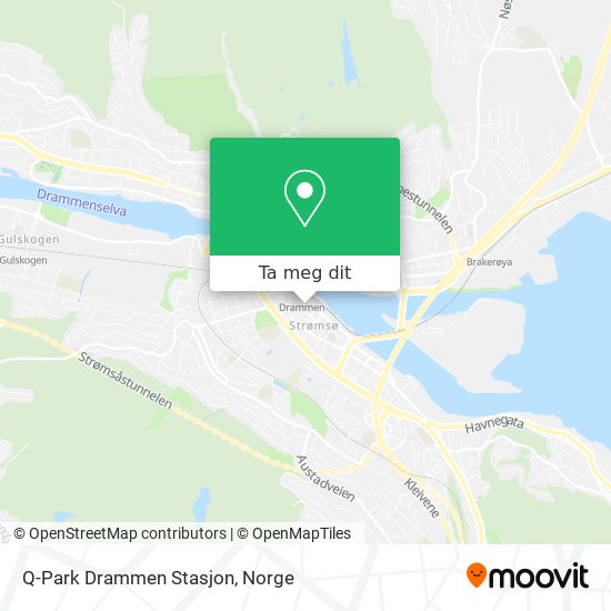 Q-Park Drammen Stasjon kart