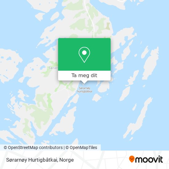 Sørarnøy Hurtigbåtkai kart